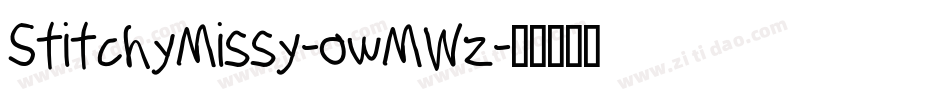 StitchyMissy-owMWz字体转换