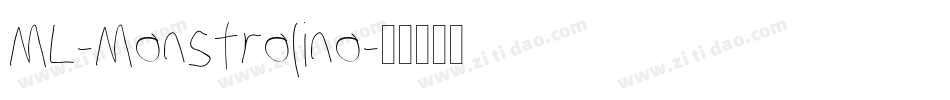 ML-Monstrolino字体转换