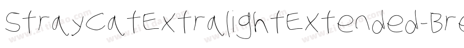 StrayCatExtralightExtended-BreV字体转换