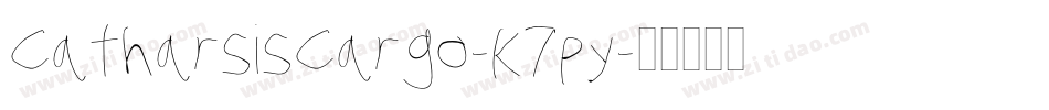 CatharsisCargo-K7py字体转换