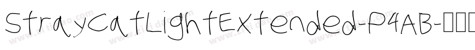StrayCatLightExtended-P4AB字体转换