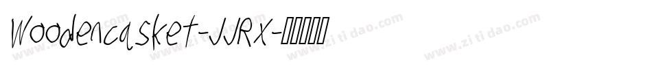 Woodencasket-JJRx字体转换