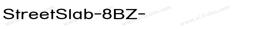 StreetSlab-8BZ字体转换