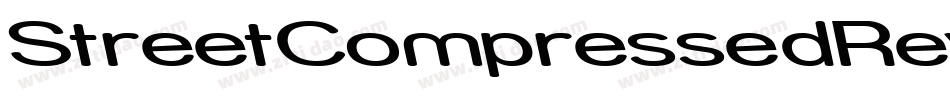 StreetCompressedReverseItalic-PmZ字体转换
