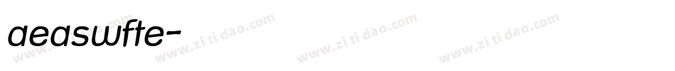aeaswfte字体转换 aeaswfte字体转换