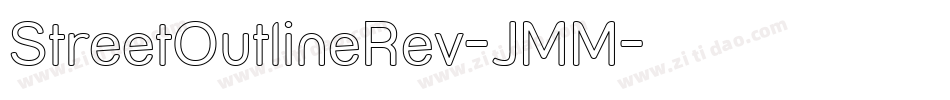 StreetOutlineRev-JMM字体转换