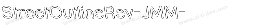 StreetOutlineRev-JMM字体转换