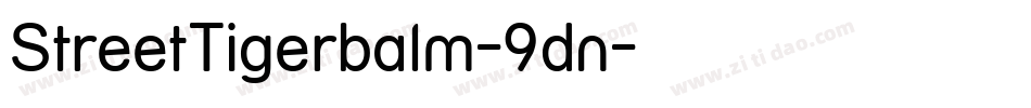 StreetTigerbalm-9dn字体转换