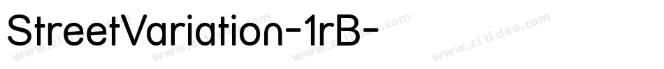 StreetVariation-1rB字体转换