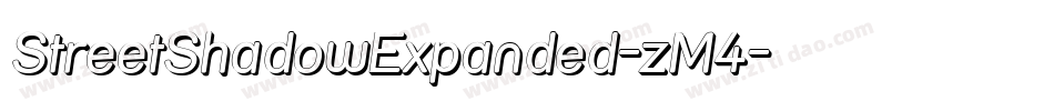 StreetShadowExpanded-zM4字体转换