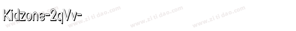 Kidzone-2qVv字体转换