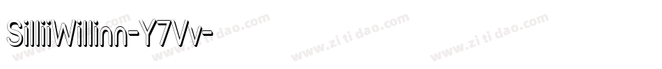 SilliiWillinn-Y7Vv字体转换 SilliiWillinn-Y7Vv字体转换