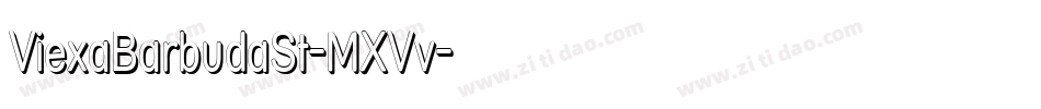 ViexaBarbudaSt-MXVv字体转换
