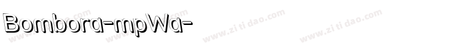 Bombora-mpWa字体转换