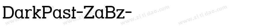 DarkPast-ZaBz字体转换