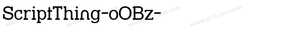 ScriptThing-oOBz字体转换