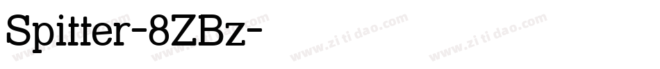 Spitter-8ZBz字体转换