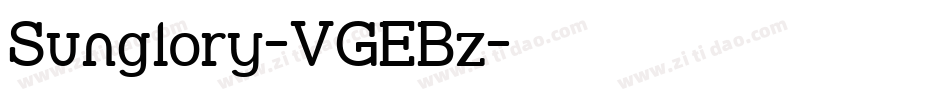 Sunglory-VGEBz字体转换