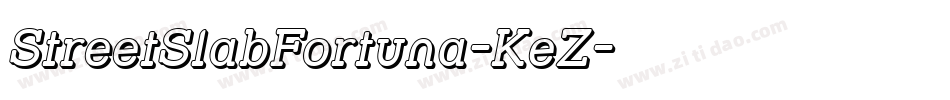 StreetSlabFortuna-KeZ字体转换