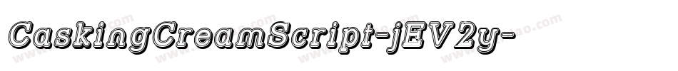 CaskingCreamScript-jEV2y字体转换