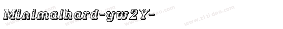 Minimalhard-yw2Y字体转换