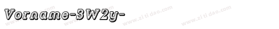 Vorname-3W2y字体转换 Vorname-3W2y字体转换