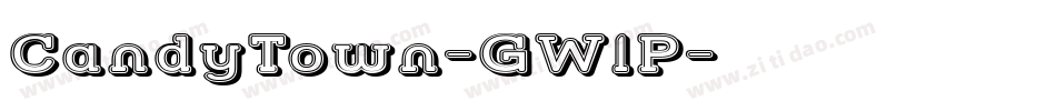 CandyTown-GWlP字体转换
