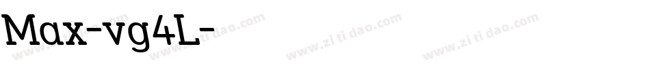 Max-vg4L字体转换