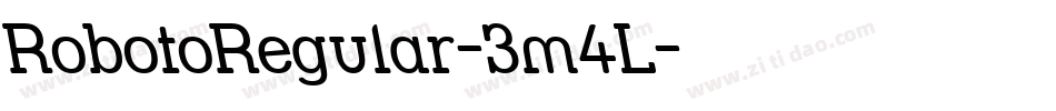 RobotoRegular-3m4L字体转换