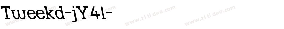 Tweekd-jY4l字体转换 Tweekd-jY4l字体转换