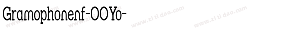 Gramophonenf-OOYo字体转换