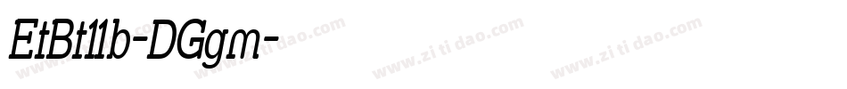EtBt11b-DGgm字体转换