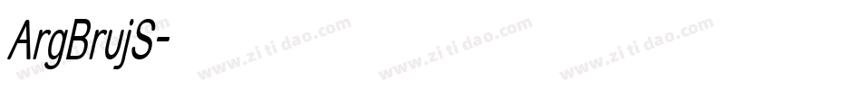ArgBrujS字体转换