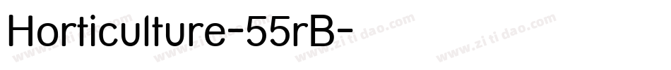 Horticulture-55rB字体转换