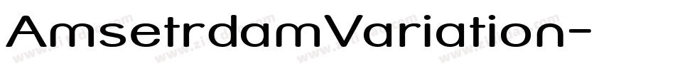 AmsetrdamVariation字体转换