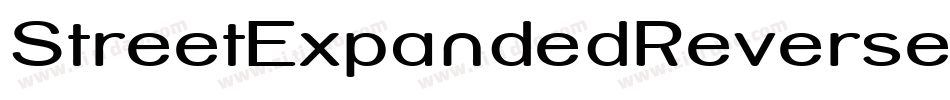 StreetExpandedReverseItalic-g7p字体转换