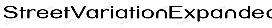 StreetVariationExpanded-RP6字体转换