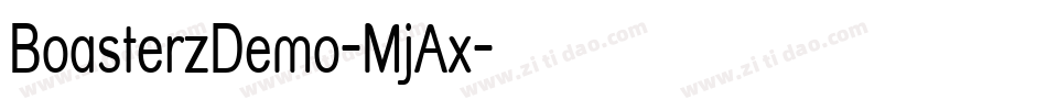 BoasterzDemo-MjAx字体转换