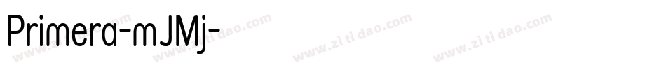 Primera-mJMj字体转换
