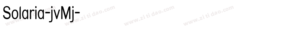 Solaria-jvMj字体转换