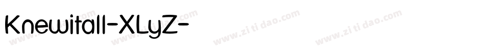 Knewitall-XLyZ字体转换