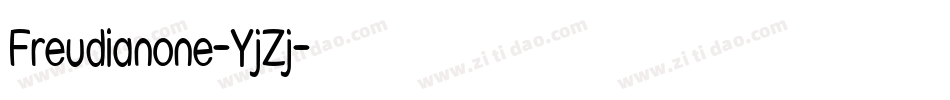 Freudianone-YjZj字体转换