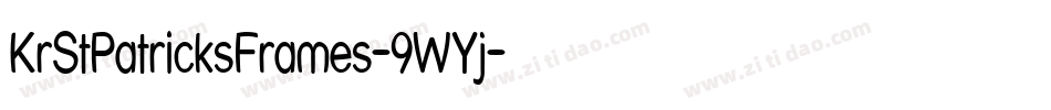 KrStPatricksFrames-9WYj字体转换