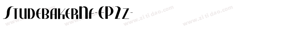 StudebakerNf-EP2z字体转换