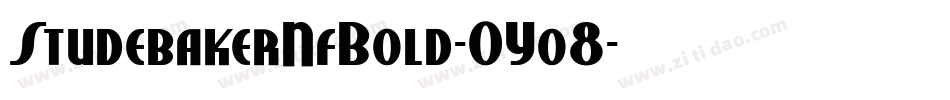 StudebakerNfBold-OYo8字体转换