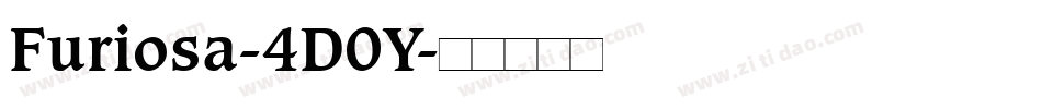 Furiosa-4D0Y字体转换