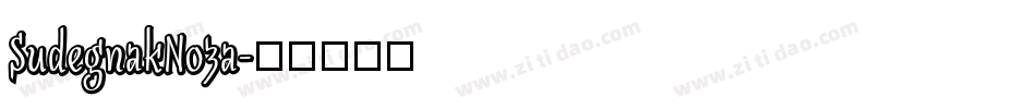 SudegnakNo3a字体转换