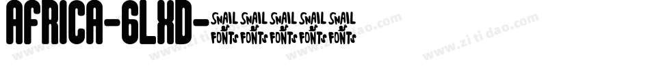 Africa-6LxD字体转换