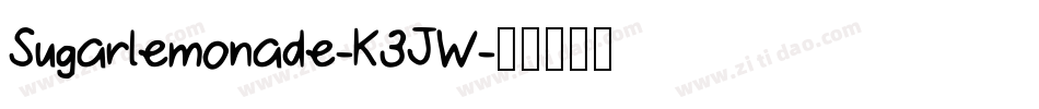 Sugarlemonade-K3JW字体转换