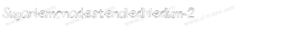 SugarlemonadestenciledMedium-20WW字体转换